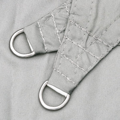 Aurinkopurje vaaleanharmaa 3x3x4,24 m 100% Oxford polyesteri