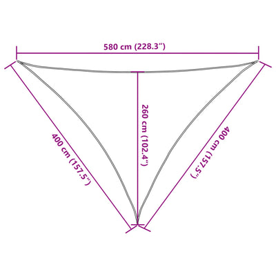 Aurinkopurje hiekka 4x4x5,8 m 100% Oxford polyesteri