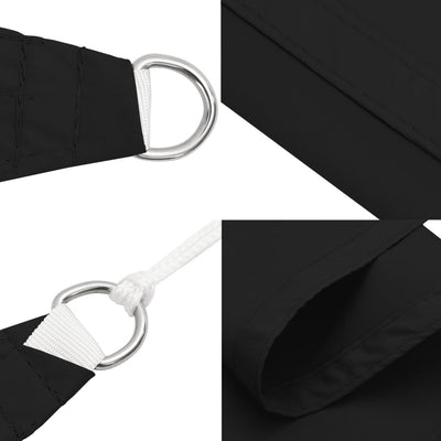 Aurinkopurje musta 2x2x2 m 100% Oxford polyesteri