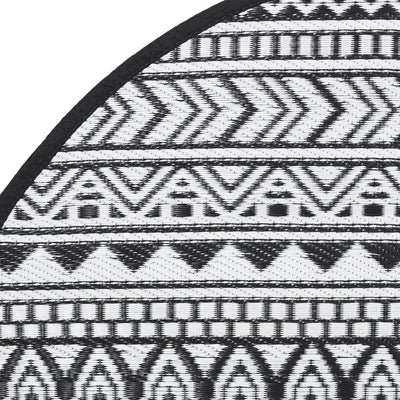 Musta ulkomatto Marianovici Ø120cm (pp)