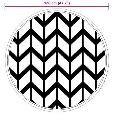 Harmaa ulkomatto Marianovici Ø120cm (pp)