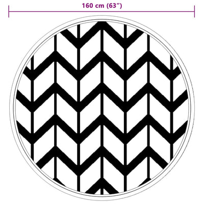 Harmaa ulkomatto Marianovici Ø160cm (pp)