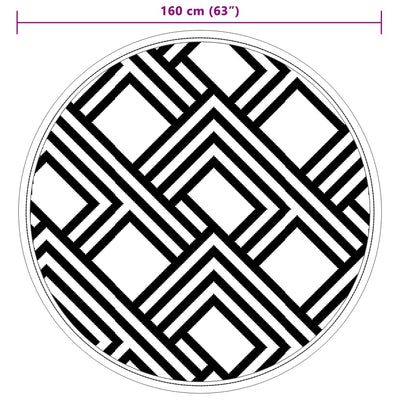 Harmaa ulkomatto Marianovici Ø160cm (pp)