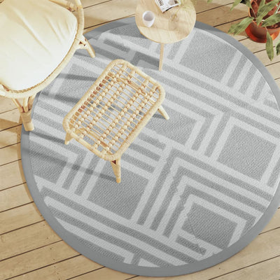 Harmaa ulkomatto Marianovici Ø160cm (pp)