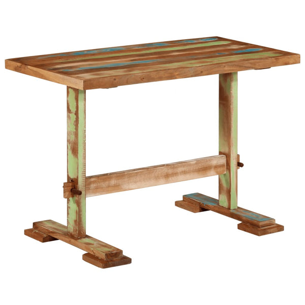 Ruokapöytä 110x55x78 cm kierrätetty täyspuu