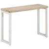 Konsolipöytä ruskea 110x35x76 cm täysi mangopuu ja rauta