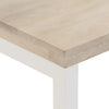 Konsolipöytä ruskea 110x35x76 cm täysi mangopuu ja rauta