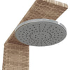 Beige ulkosuihku Davidson 50x55x224cm (polyrottinki ja akasiapuu)