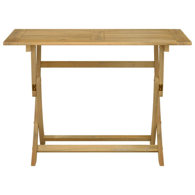 Kokoontaittuva puutarhapöytä 110x55x75 cm täysi akasiapuu