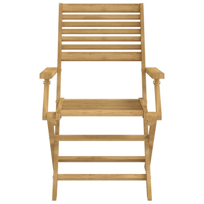 Taitettavat puutarhatuolit 2 kpl 54,5x61,5x86,5 cm akasiapuu