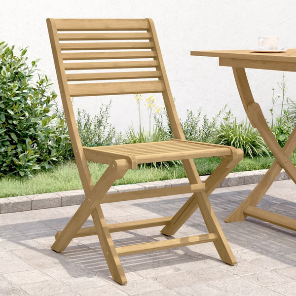 Taitettavat puutarhatuolit Sargian 48,5x61,5x87cm (2 kpl akasiapuu)