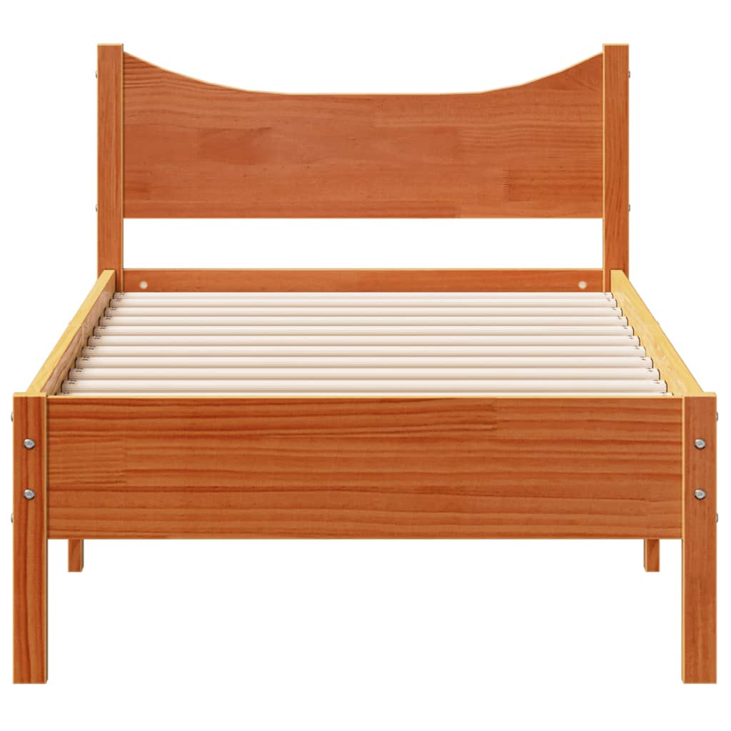 Vahanruskea sängynrunko Negoiu 100x200cm (mänty)