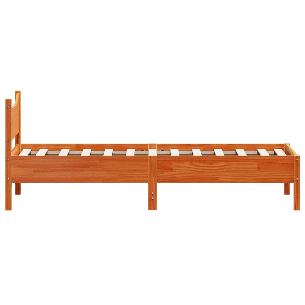 Vahanruskea sängynrunko Negoiu 100x200cm (mänty)