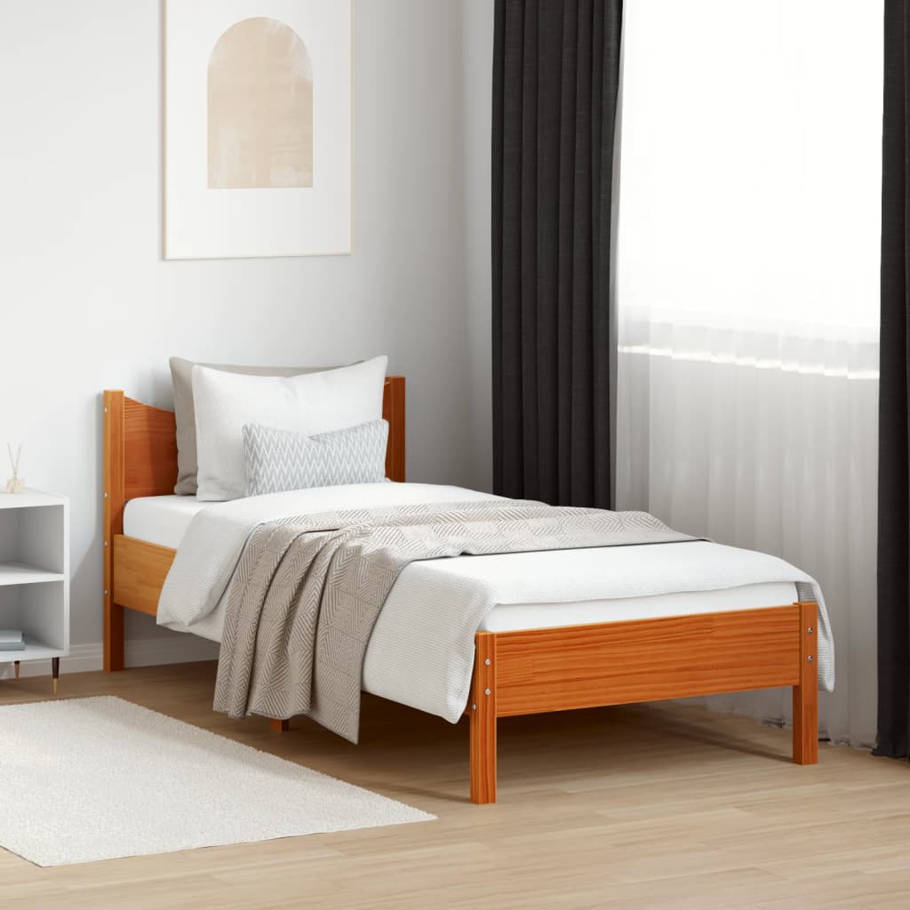 Vahanruskea sängynrunko Negoiu 100x200cm (mänty)