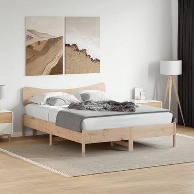 Sängynpääty 150 cm täysi mänty