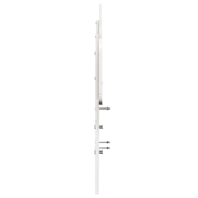 Sängynpääty valkoinen 150 cm täysi mänty