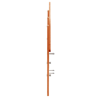 Sängynpääty ruskea 140 cm täysi mänty