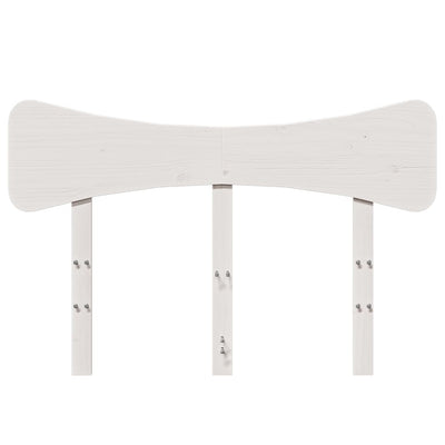 Valkoinen sängynpääty Parapon 135cm (mänty)