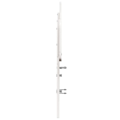 Sängynpääty valkoinen 120 cm täysi mänty