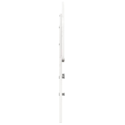 Sängynpääty valkoinen 90 cm täysi mänty