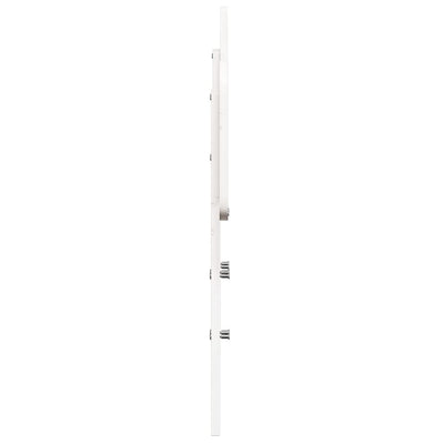 Sängynpääty valkoinen 75 cm täysi mänty