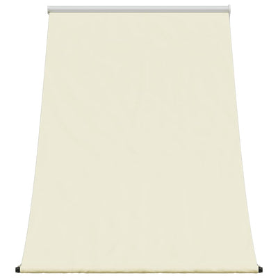 Sisäänkelattava markiisi kerma 150x150 cm kangas ja teräs