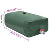 Taitettava vesisäiliö hanalla 100 l PVC