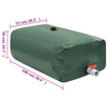 Taitettava vesisäiliö hanalla 360 l PVC