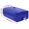 Taitettava vesisäiliö hanalla 360 l PVC