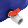 Taitettava vesisäiliö hanalla 500 l PVC