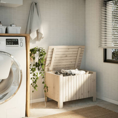 Säilytyslaatikko kannella rana Waldman 80x49x54cm (mänty)