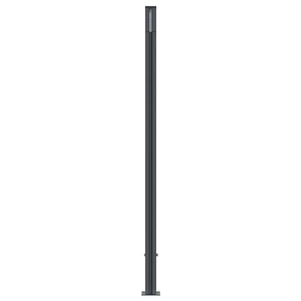 Aitapaneeli WPC ruskea 180x186 cm