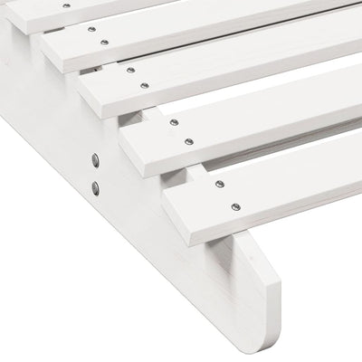 Valkoinen aurinkotuoli Turkian 205x70x31,5cm (mänty)