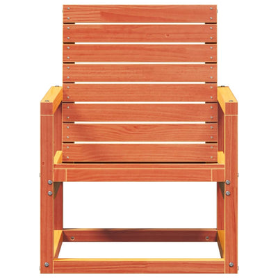 Puutarhatuoli ruskea 57,5x63x76 cm täysi mänty