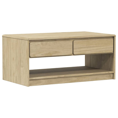 Sohvapöytä SAUDA harmaa 99x55x45 cm täysi mänty