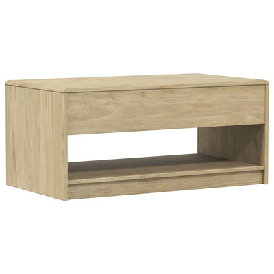 Sohvapöytä SAUDA harmaa 99x55x45 cm täysi mänty