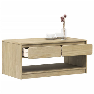 Sohvapöytä SAUDA harmaa 99x55x45 cm täysi mänty