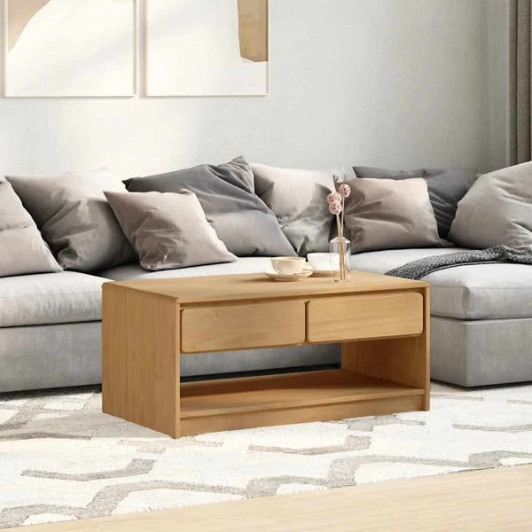 Harmaa sohvapöytä sauda Gam 99x55x45cm (mänty)