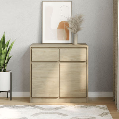 Senkki SAUDA tammenvärinen 80x43x75,5 cm täysi mänty