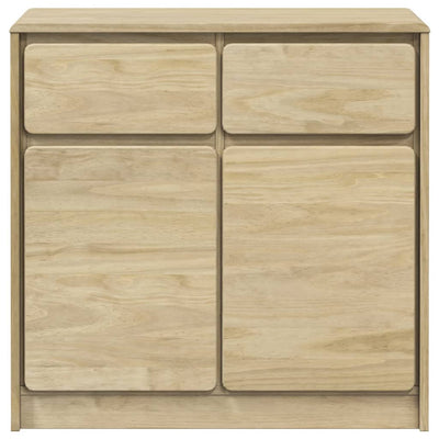 Senkki SAUDA tammenvärinen 80x43x75,5 cm täysi mänty