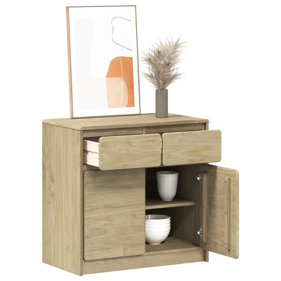 Senkki SAUDA tammenvärinen 80x43x75,5 cm täysi mänty