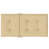 Beige matalaselkätuolin tyynyt Nazie 100x50x4cm (6 kpl kangas)