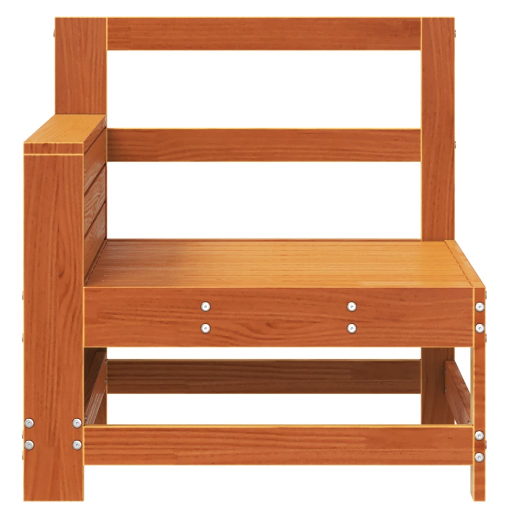 Vahanruskea puutarhan sohvatuoli Lopez 69x62x70,5cm (mänty)
