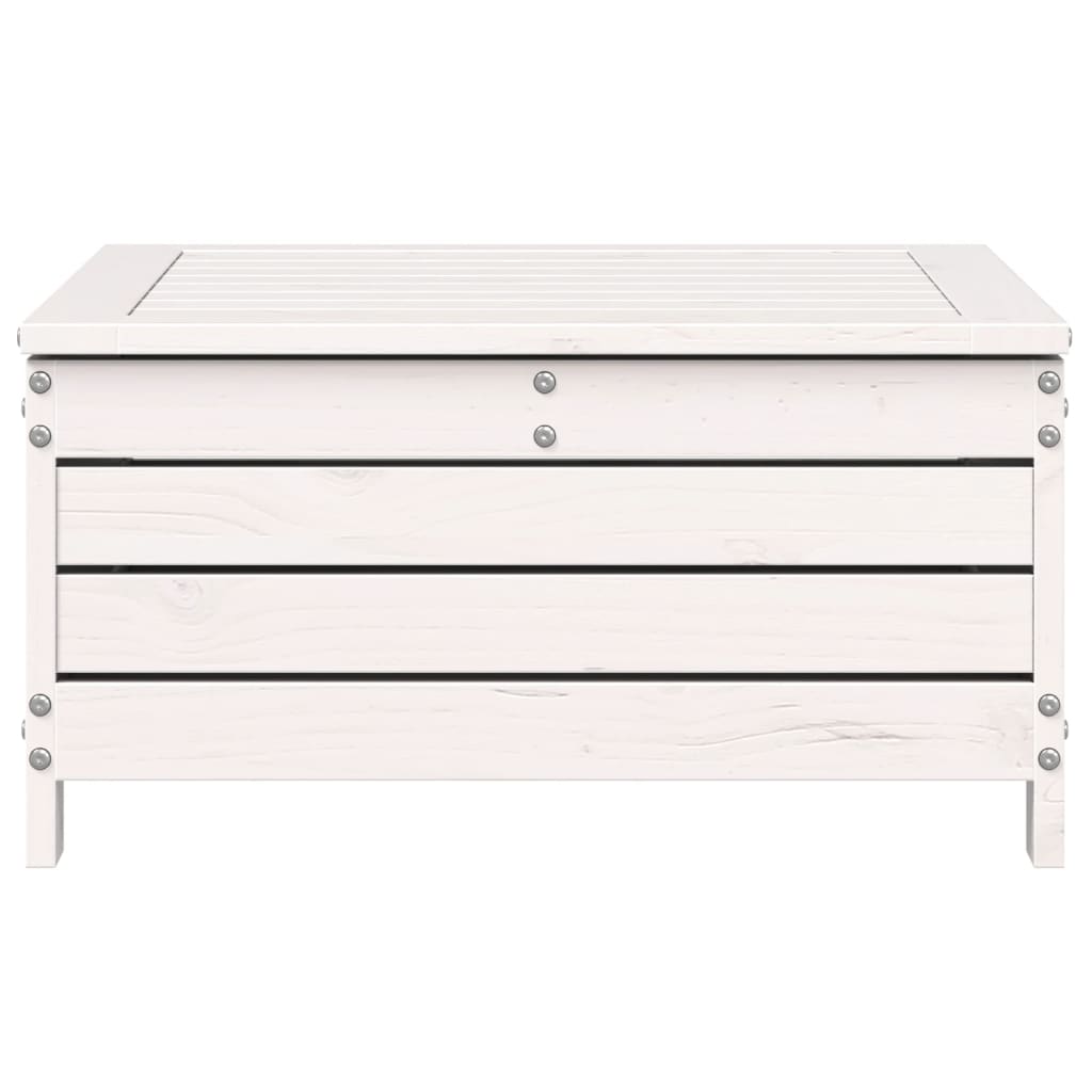 Valkoinen ulkorahi Lopez 62x63,5x32cm (mänty)
