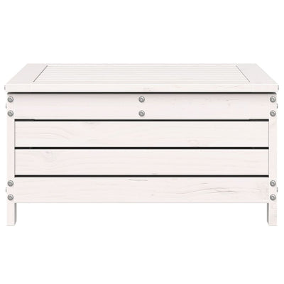 Valkoinen ulkorahi Lopez 62x63,5x32cm (mänty)