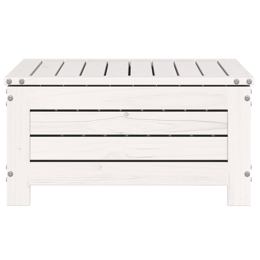 Valkoinen ulkorahi Lopez 62x63,5x32cm (mänty)