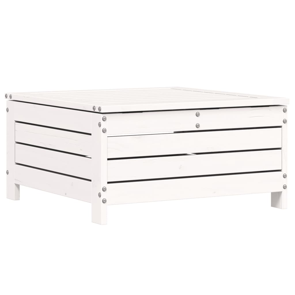 Valkoinen ulkorahi Lopez 62x63,5x32cm (mänty)