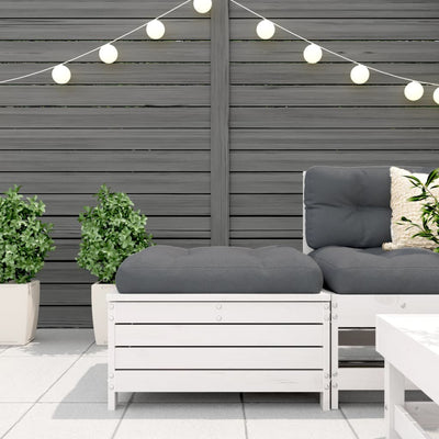 Valkoinen ulkorahi tyynyllä Bocea (mänty)