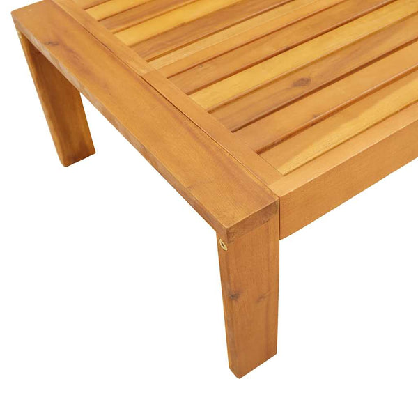 Puutarhapöytä 100x50x27 cm täysi akasiapuu