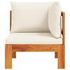 Puutarhasohvan kulmaosa tyynyillä Aerostar (akasiapuu)